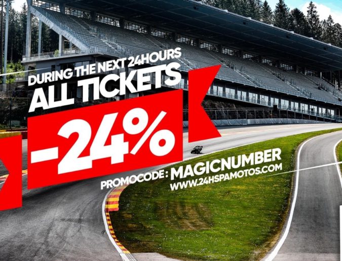 24H Spa-Francorchamps: your entry at 24% off for 24 hours